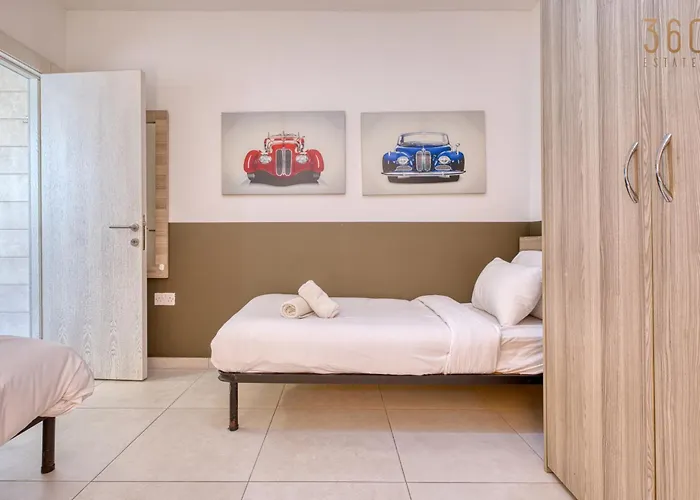 Spacious, Fully Equipped 4br In Pieta With Wifi & Ac By 360 Estates 아파트